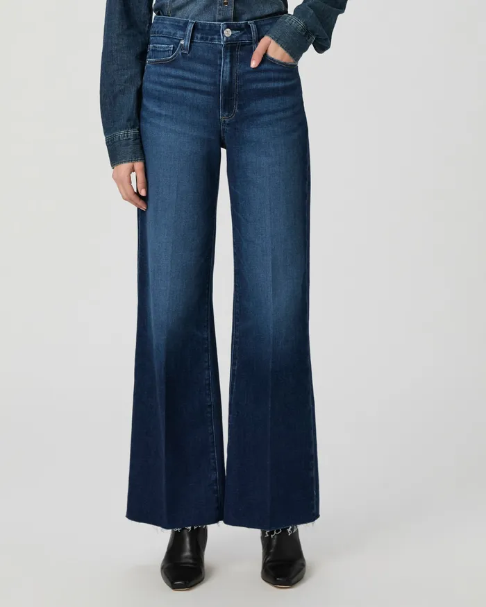 Wide Leg PAIGE Women Anessa 31 Inch Wide Leg Jean 8211 Sonica