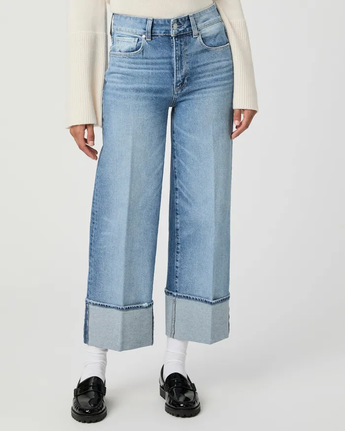 Wide Leg Sasha Ankle Wide Leg Jean 8211 Walk Of Fame PAIGE Women Wide Leg Sasha Ankle Wide Leg Jean 8211 Walk Of Fame PAIGE Women