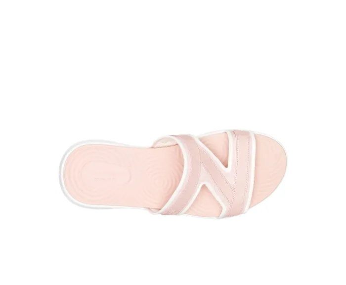 Willa Knit Slide Pale Rose Knit Women Sandals Hush Puppies