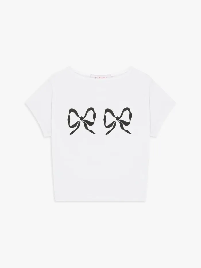 Women Alex Tee Double Bows Lisa Says Gah Tops