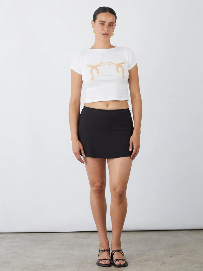 Women Alex Tee Pasta Bows Lisa Says Gah Graphic Tees