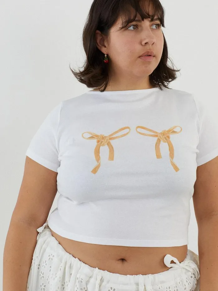 Women Alex Tee Pasta Bows Lisa Says Gah Graphic Tees