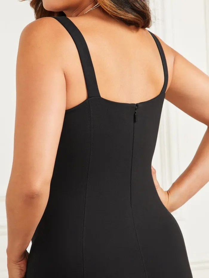 Women Amelia Dress Black Dresses and Jumpsuits GUESS Women Amelia Dress Black Dresses and Jumpsuits GUESS