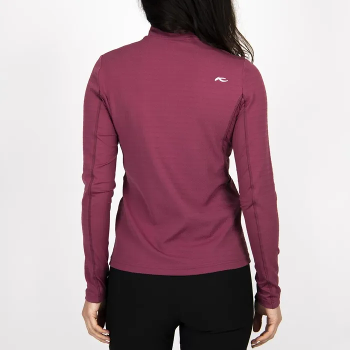 Women Avery Midlayer HalfZip Red Plum KJUS Midlayers and Sweaters
