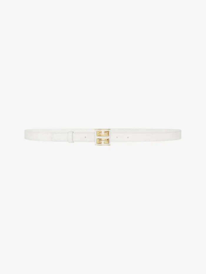 Women Belts Givenchy 4G Belt In Leather Ivory