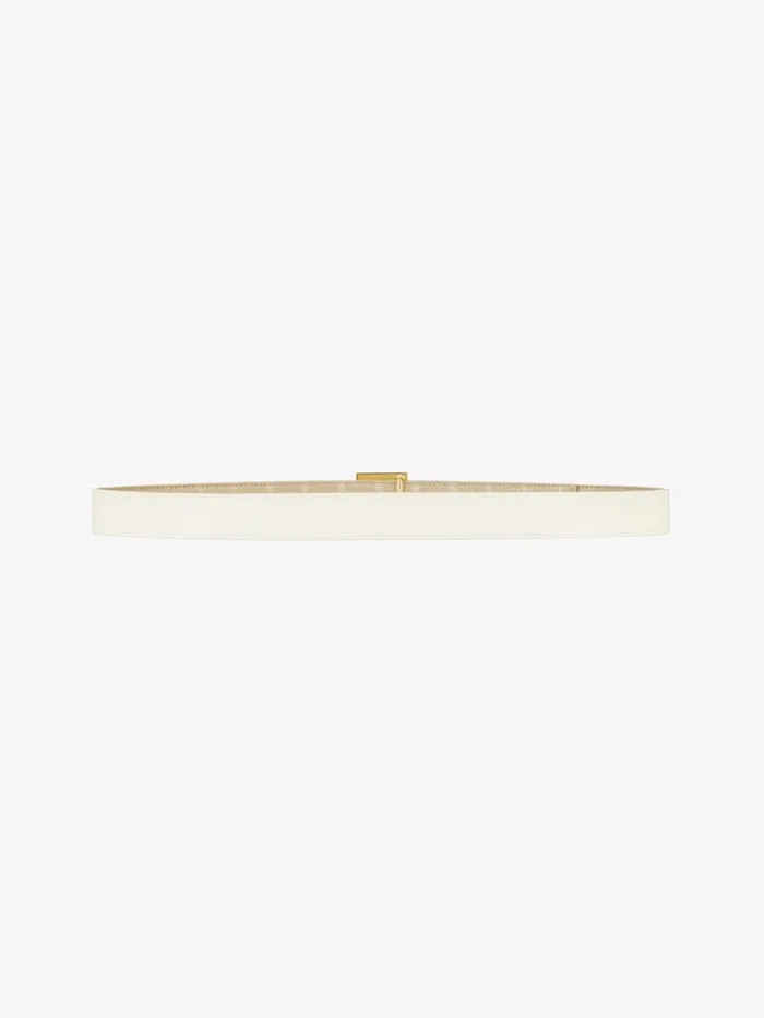 Women Belts Givenchy 4G Reversible Belt In Coated Canvas Natural Beige Women Belts Givenchy 4G Reversible Belt In Coated Canvas Natural Beige