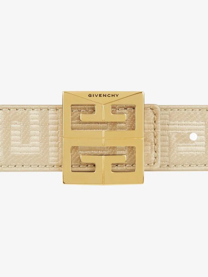 Women Belts Givenchy 4G Reversible Belt In Coated Canvas Natural Beige Women Belts Givenchy 4G Reversible Belt In Coated Canvas Natural Beige