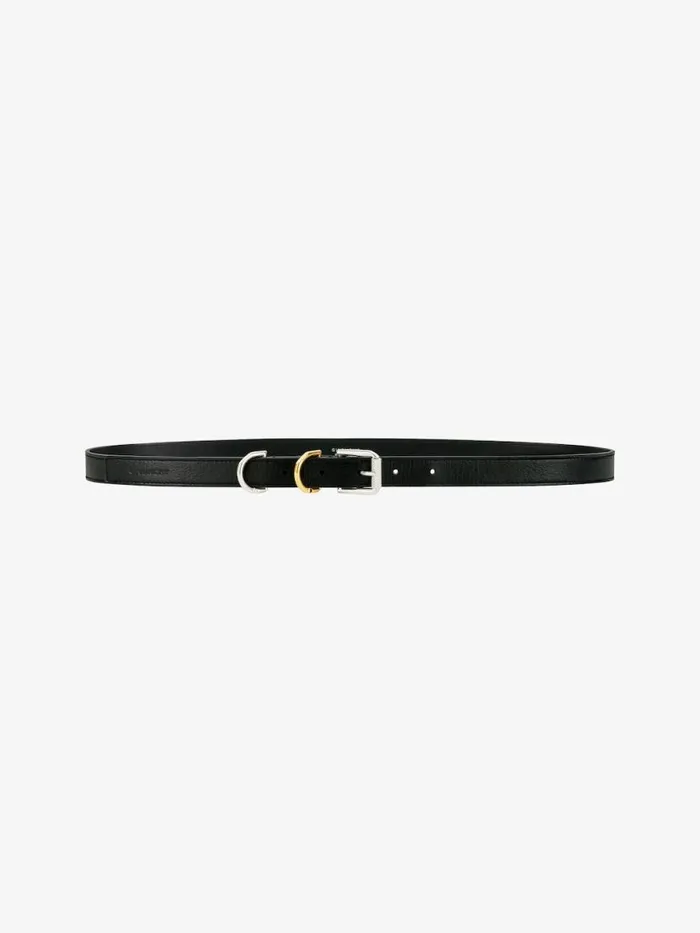 Women Belts Givenchy Voyou Belt In Leather Black