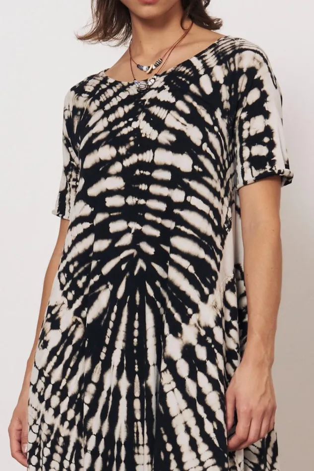 Women Black And Dirty White Bantu Maxi Dress Raquel Allegra Dresses
