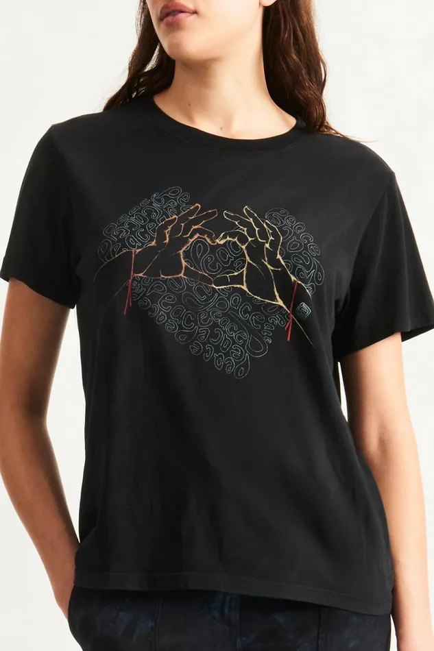 Women Black Betty Tee Raquel Allegra Tops