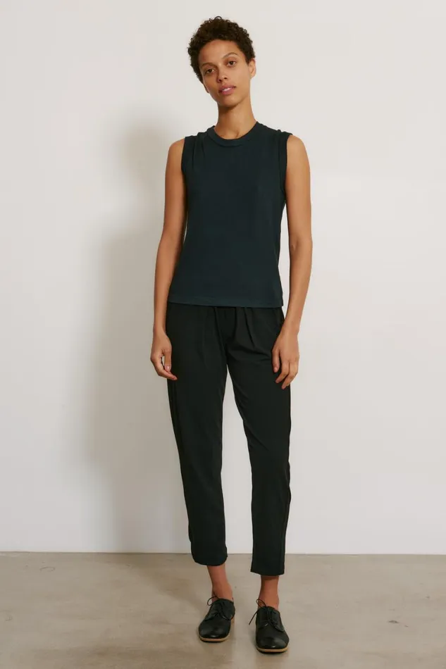 Women Black Classic Jersey Kate Tank Raquel Allegra TShirts