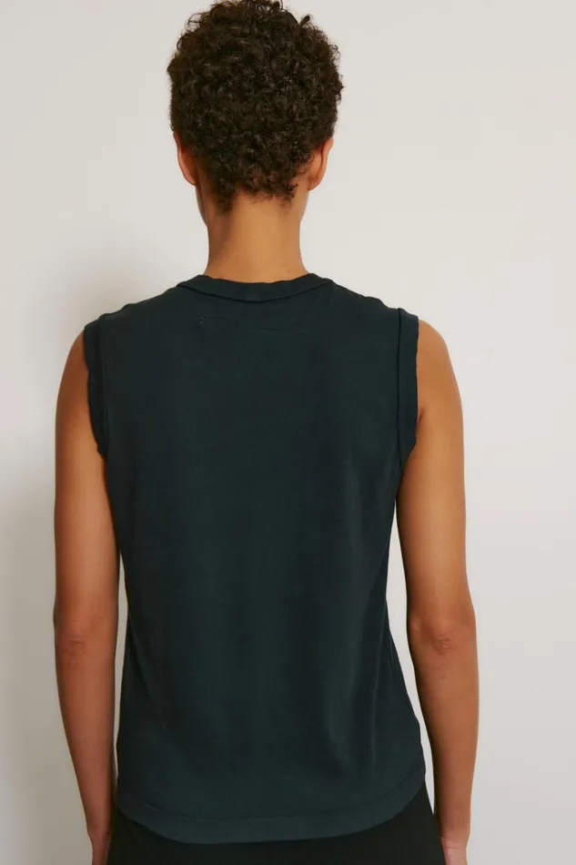 Women Black Classic Jersey Kate Tank Raquel Allegra Tops