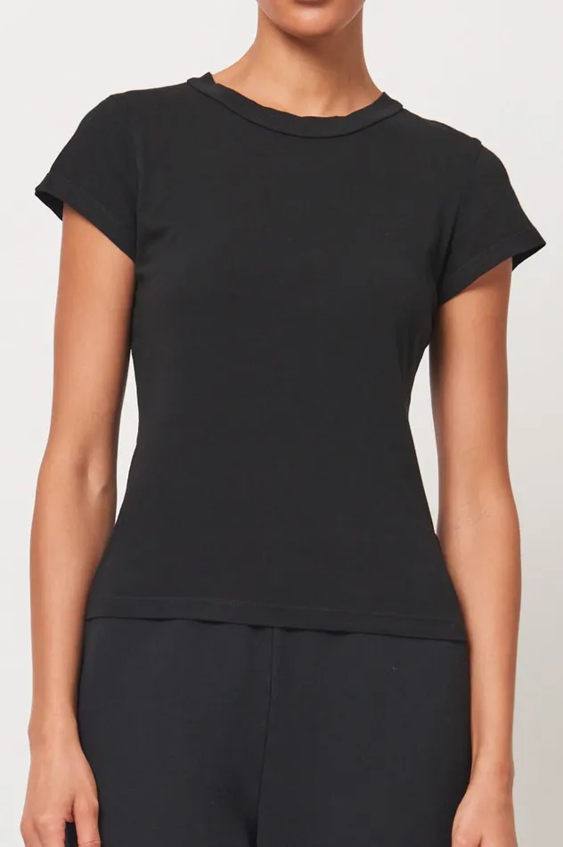 Women Black Liv Tee Raquel Allegra Tops