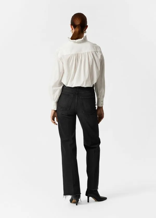 Women Blouses and Shirts and Other Stories Frilled Blouse White