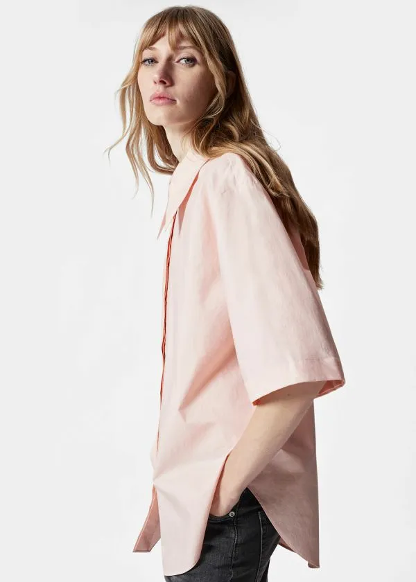 Women Blouses and Shirts and Other Stories LayeredSleeve Shirt Pink