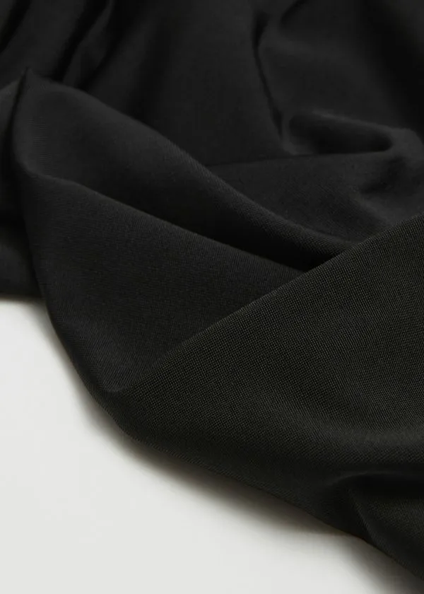 Women Blouses and Shirts and Other Stories Mock Neck Blouse Black