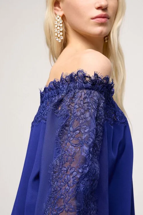 Women Blouses and Shirts Luisa Spagnoli Balia Balia Bluette