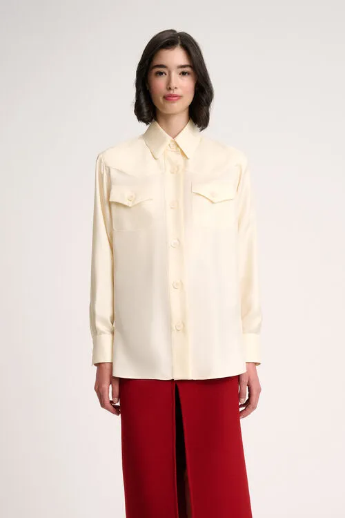 Women Blouses and Shirts Luisa Spagnoli Lecita Lecita Butter