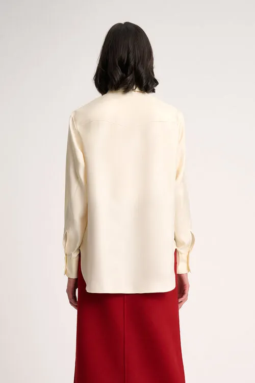Women Blouses and Shirts Luisa Spagnoli Lecita Lecita Butter Women Blouses and Shirts Luisa Spagnoli Lecita Lecita Butter