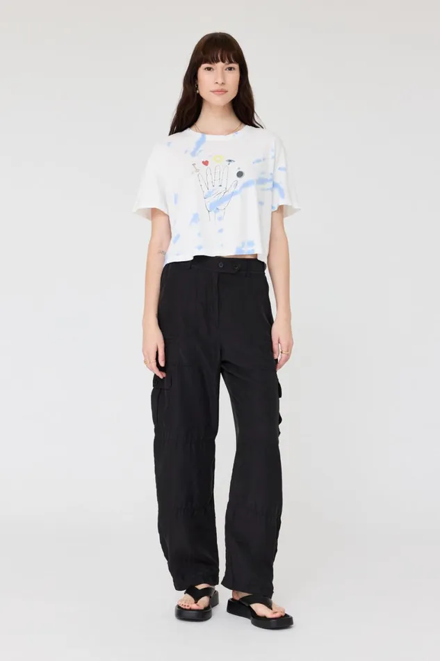 Women Blue TieDye Claudia Tee Raquel Allegra Tops