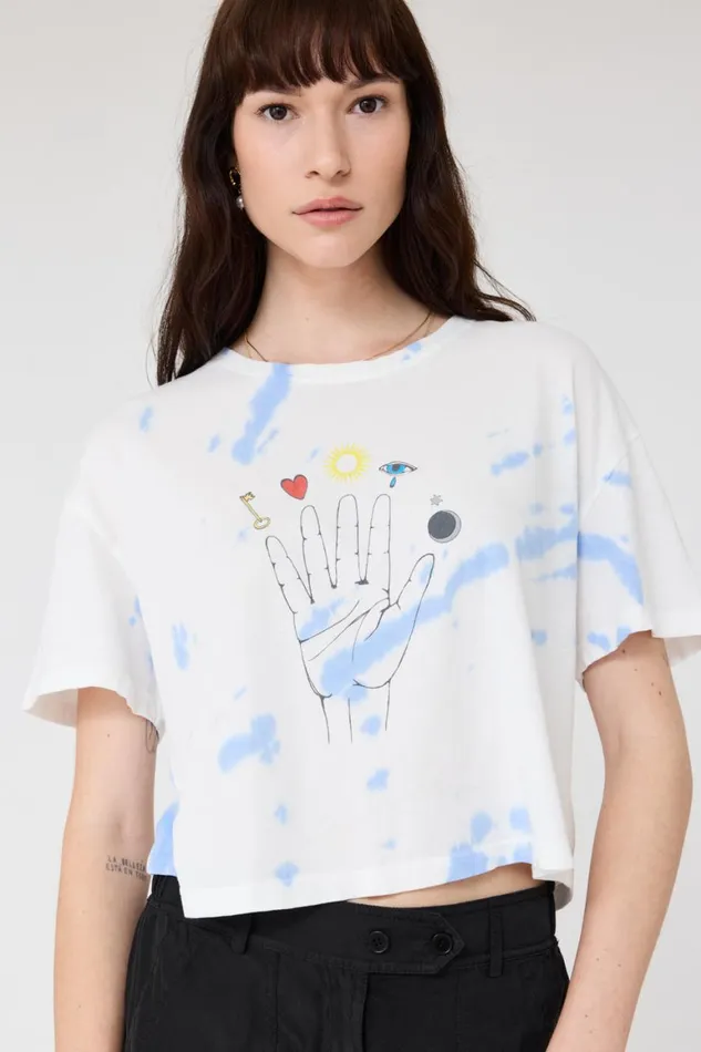 Women Blue TieDye Claudia Tee Raquel Allegra Tops