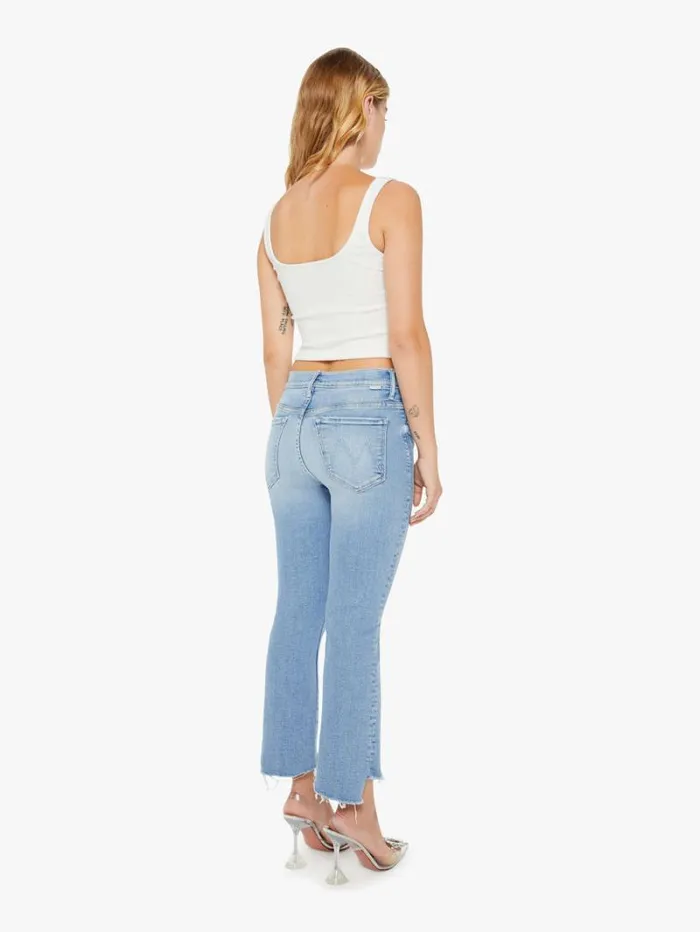 Women Bootcut Mother Denim Petites The Lil039 Insider Crop Step Fray Wash Limited Edition