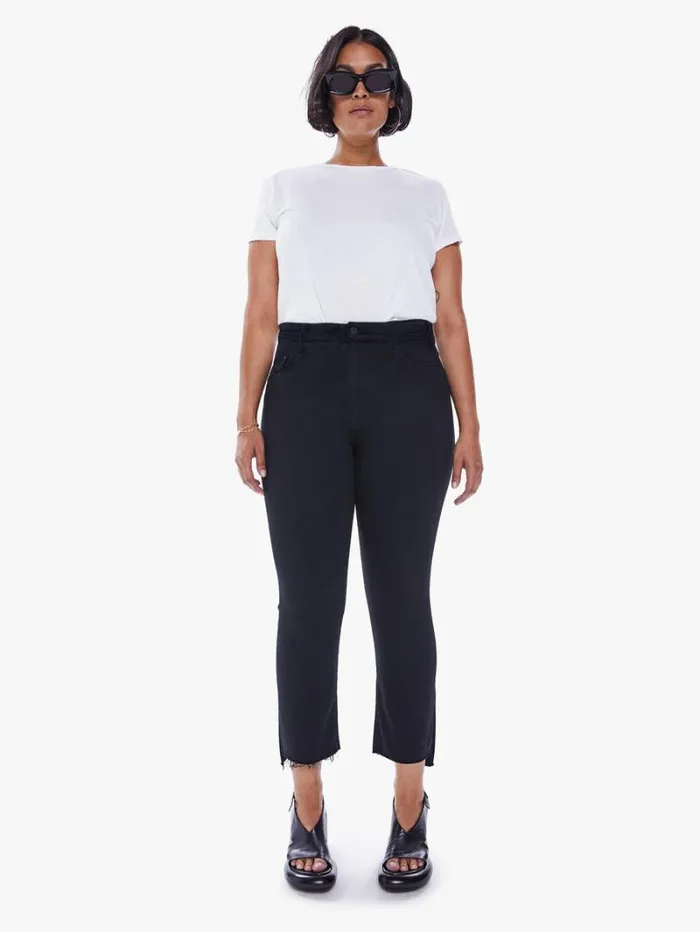 Women Bootcut Mother Denim The Insider Crop Step Fray Wash Not Guilty Women Bootcut Mother Denim The Insider Crop Step Fray Wash Not Guilty