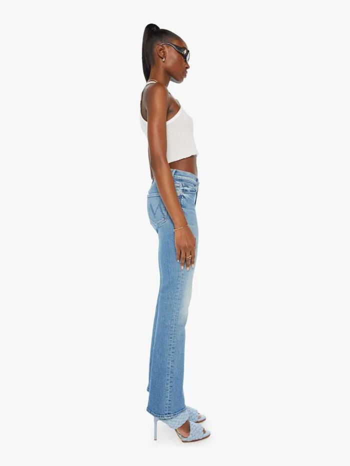 Women Bootcut Mother Denim The Outsider Sneak Wash Flag Me Down