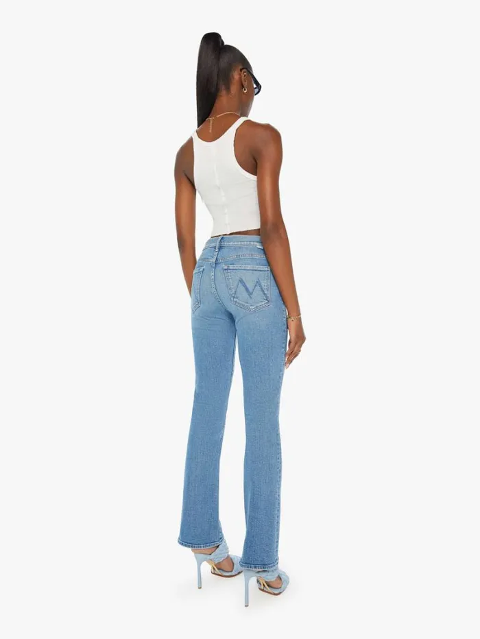 Women Bootcut Mother Denim The Outsider Sneak Wash Flag Me Down