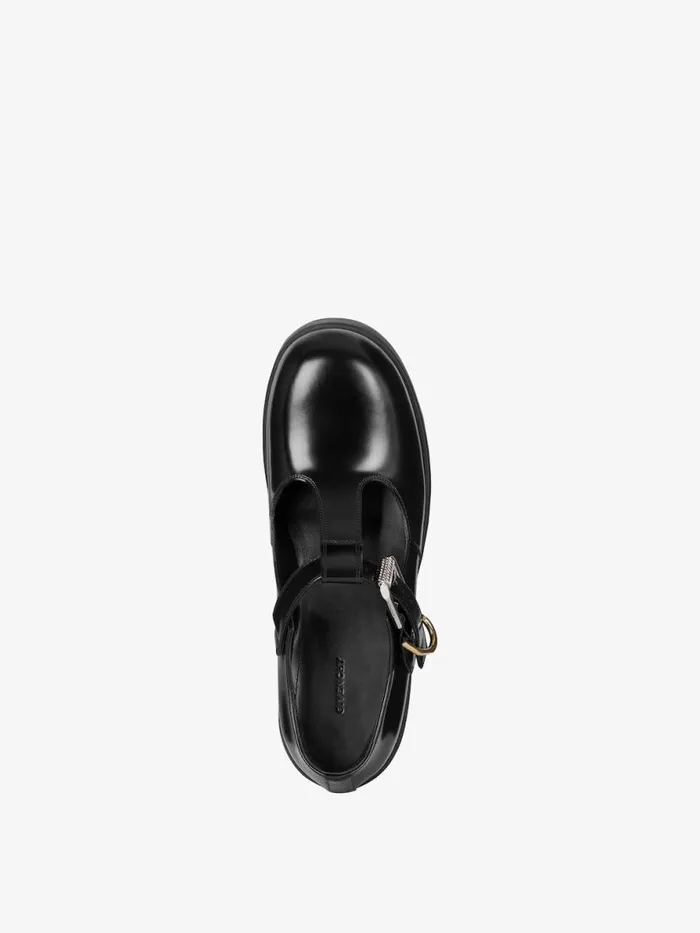 Women Boots and Booties Givenchy Voyou Babies In Leather Black