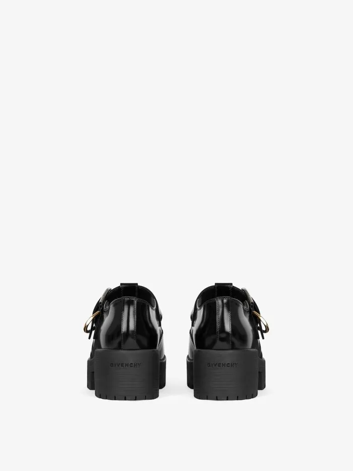 Women Boots and Booties Givenchy Voyou Babies In Leather Black