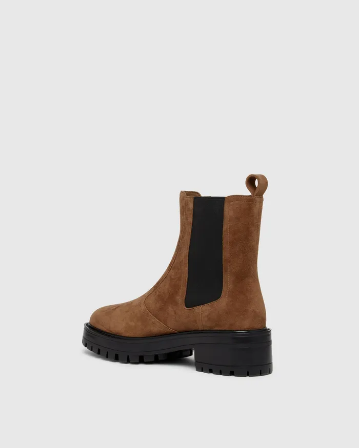 Women Boots PAIGE Bowie Ankle Boot 8211 Truffle Suede Women Boots PAIGE Bowie Ankle Boot 8211 Truffle Suede