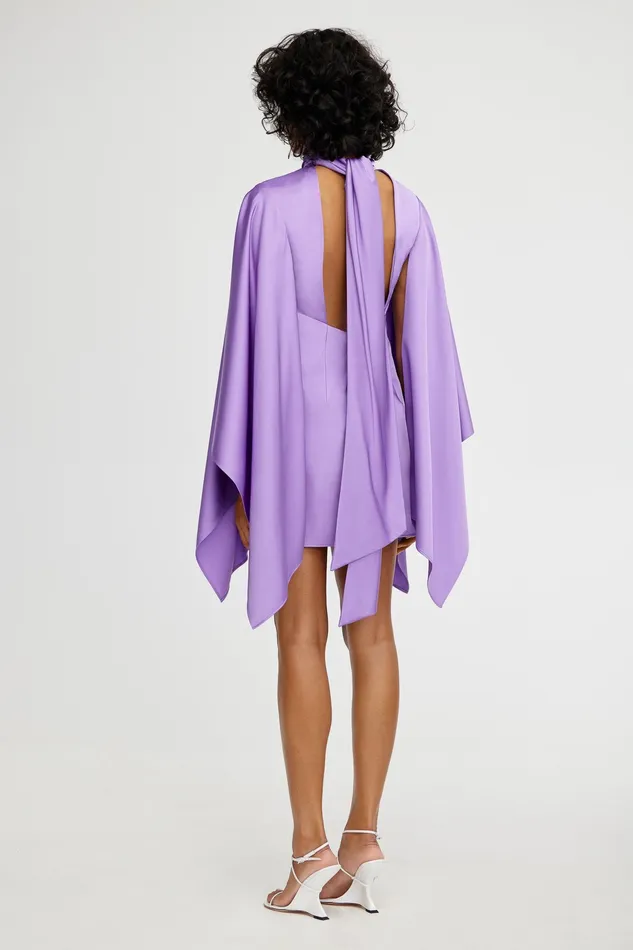 Women Bridesmaids Significant Other ADRIANA LONG SLEEVE MINI DRESS