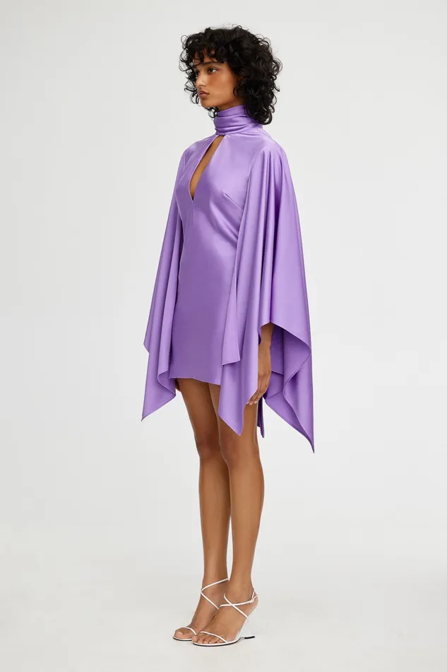 Women Bridesmaids Significant Other ADRIANA LONG SLEEVE MINI DRESS