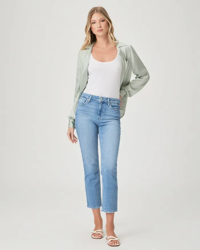Women Cindy Crop Straight Jean 8211 Persona Straight PAIGE
