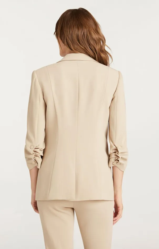 Women Cinq Sept Blazers Crepe Khloe Blazer Khaki
