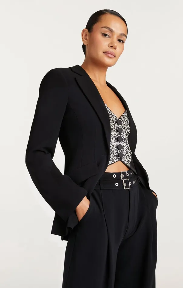 Women Cinq Sept Blazers Cynthia Blazer Black