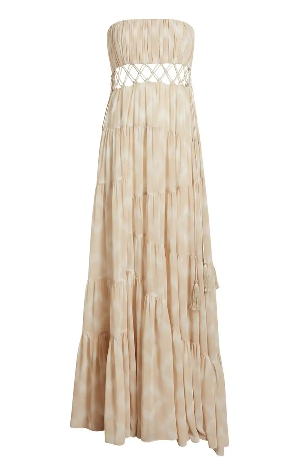 Women Cinq Sept Cocktail and Evening Cora Gown Ivoryplaster