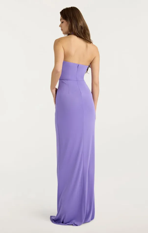 Women Cinq Sept Cocktail and Evening Kaily Gown Plum Burst