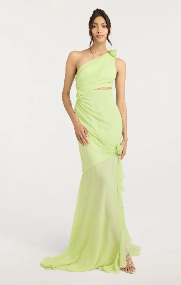Women Cinq Sept Cocktail and Evening Kaleb Gown Pistachio
