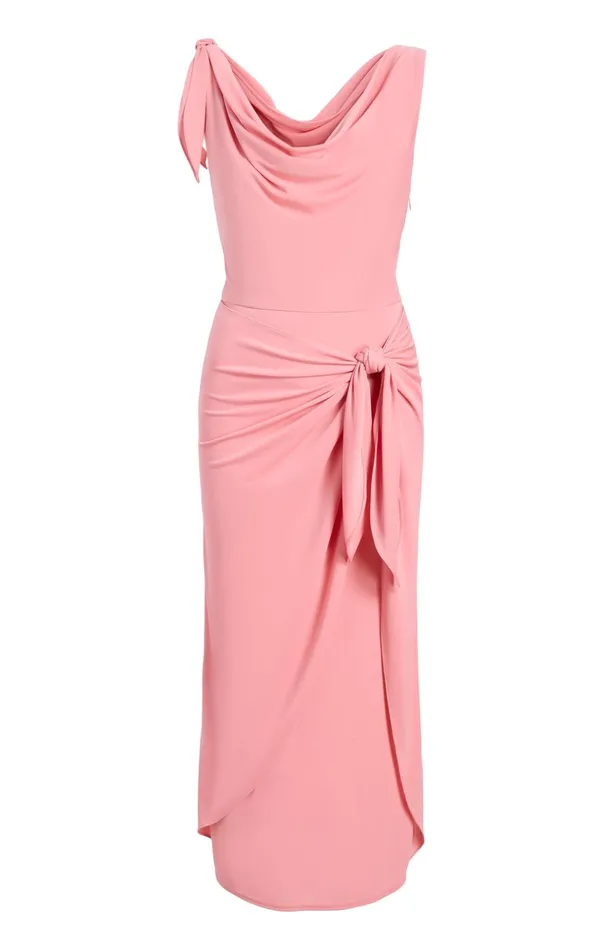 Women Cinq Sept Cocktail and Evening Odin Dress Strawberry Moon