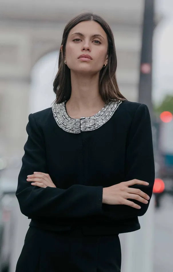 Women Cinq Sept Jackets Bobby Jacket Black