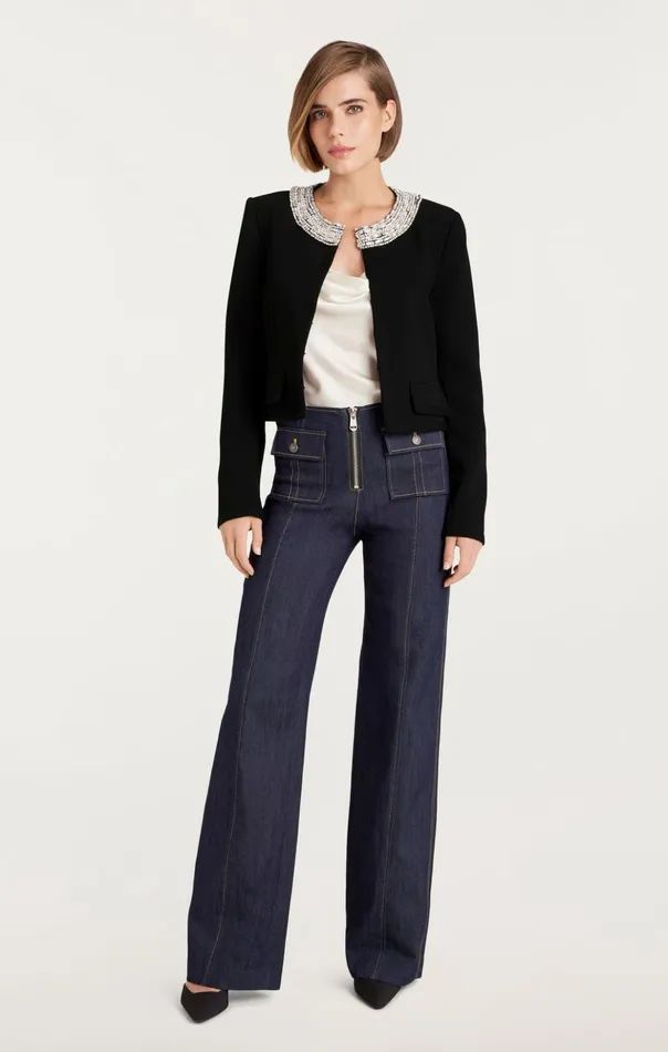 Women Cinq Sept Jackets Bobby Jacket Black