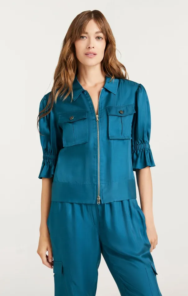Women Cinq Sept Jackets Holly Jacket Blue Sapphire
