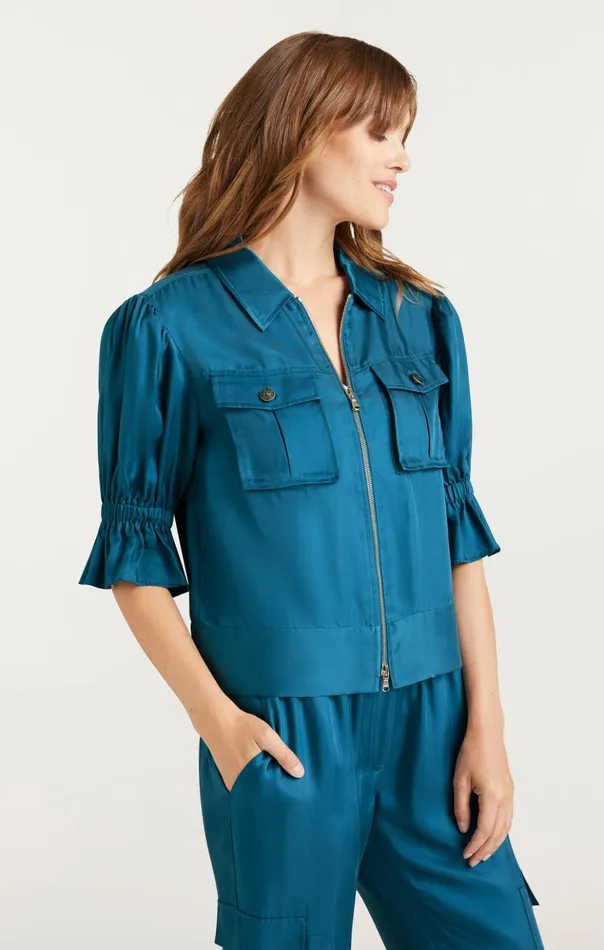 Women Cinq Sept Jackets Holly Jacket Blue Sapphire