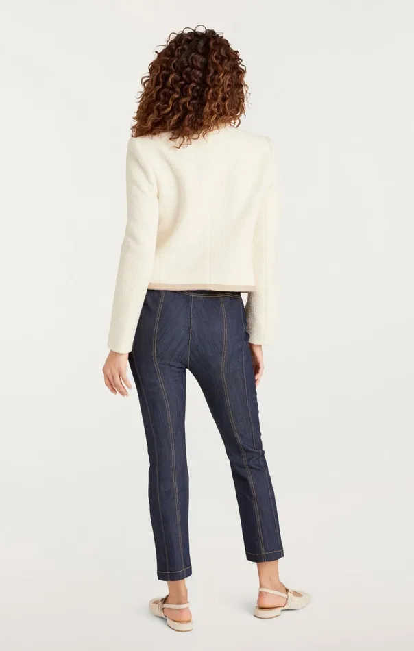 Women Cinq Sept Jackets Junia Jacket Ivory