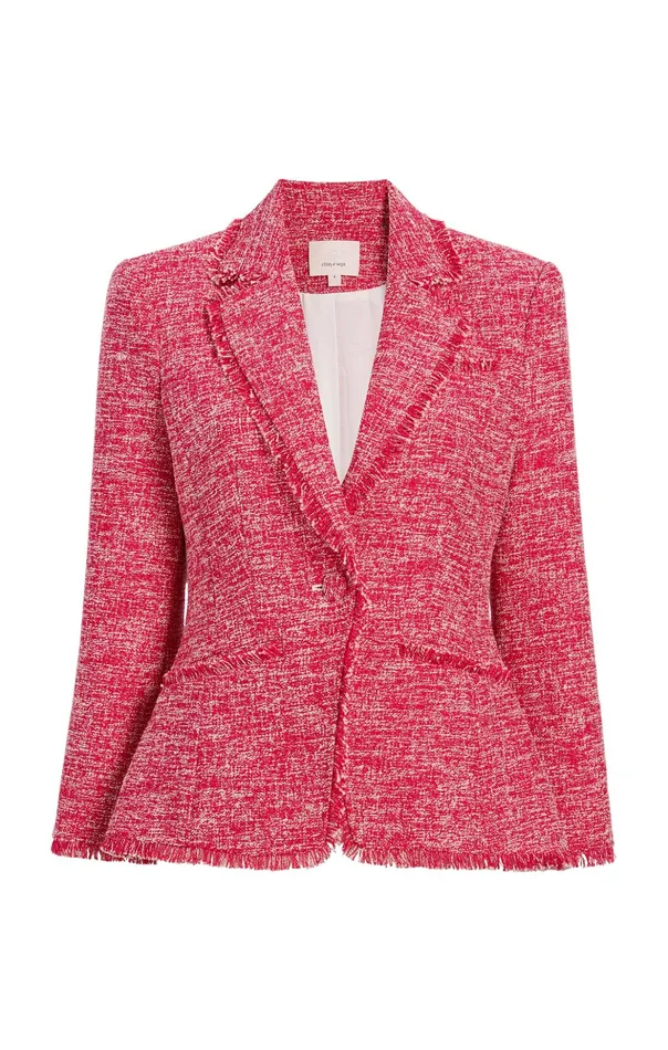 Women Cinq Sept Jackets Katrice Blazer Berry Jamwhite