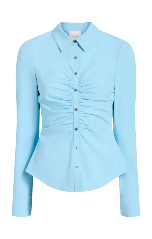 Women Cinq Sept Long Sleeve Tops Sienna Top Agua Fria