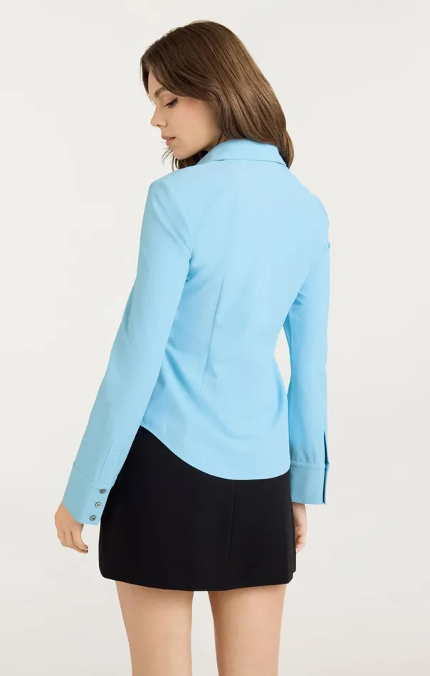 Women Cinq Sept Long Sleeve Tops Sienna Top Agua Fria