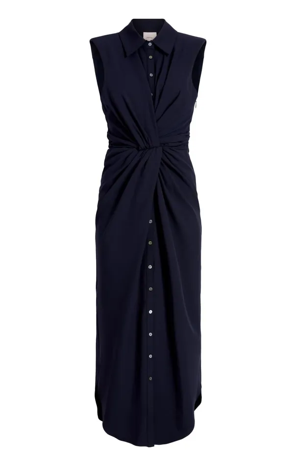 Women Cinq Sept Midi Catalina Dress Navy